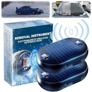 EagerMinds Dispositif de Dégivrage Anti-Givre Électromagnétique à Interférence Moléculaire pour Voiture, Instrument Portable de Déneigement Antigel, Dégivreur Électromagnétique pour Voiture (2 pièces) - Publicité EagerMinds Dispositif de Dégivrage Anti-Givre Électromagnétique à Interférence Moléculaire pour Voiture, Instrument Portable de Déneigement Antigel, Dégivreur Électromagnétique pour Voiture (2 pièces) - Publicité