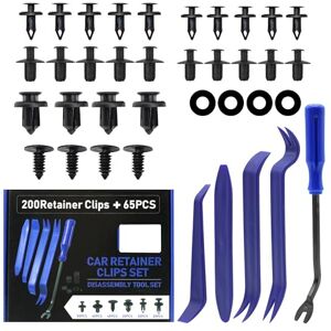 Fsaklaskdy 265 Pièces Clips de Fixation Voiture, Rivet Plastique Fixation, Universels 6 Types Différents Pinces Garniture Porte et Clips en Plastique pour Pare-Chocs avec Outil Démontage, Pieces Auto - Publicité Fsaklaskdy 265 Pièces Clips de Fixation Voiture, Rivet Plastique Fixation, Universels 6 Types Différents Pinces Garniture Porte et Clips en Plastique pour Pare-Chocs avec Outil Démontage, Pieces Auto - Publicité