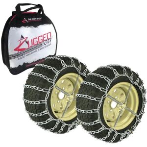 The ROP Shop Lot de 2 chaînes et tendeurs de pneus 18 x 6,5 x 8 pour souffleuse à neige, tracteurs de pelouse et de jardin, tondeuses et motocyclistes, UTV, VTT, 4 roues, véhicules utilitaires - Publicité The ROP Shop Lot de 2 chaînes et tendeurs de pneus 18 x 6,5 x 8 pour souffleuse à neige, tracteurs de pelouse et de jardin, tondeuses et motocyclistes, UTV, VTT, 4 roues, véhicules utilitaires - Publicité