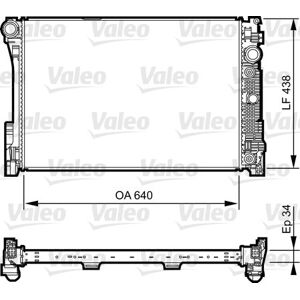Radiateur en aluminium VALEO 438 643 40 pour Mercedes-Benz - Refroidissement moteur - Publicité Radiateur en aluminium VALEO 438 643 40 pour Mercedes-Benz - Refroidissement moteur - Publicité