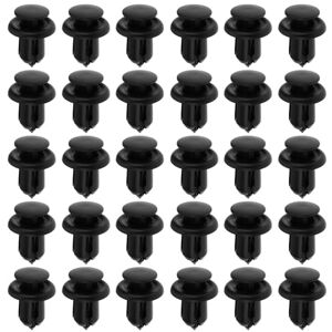 eMagTech Lot de 30 Rivets en Plastique Noir pour Passage de Roue de Voiture Clips de Pare-Chocs 14 X 19,2 X 9 Mm Compatible avec Mazda - Publicité eMagTech Lot de 30 Rivets en Plastique Noir pour Passage de Roue de Voiture Clips de Pare-Chocs 14 X 19,2 X 9 Mm Compatible avec Mazda - Publicité