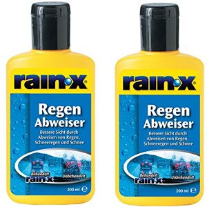 Rain-X Lot de 2 bouteilles Nettoyant hydrophobe de vitres de véhicule 200 ml Pare-pluie - Publicité Rain-X Lot de 2 bouteilles Nettoyant hydrophobe de vitres de véhicule 200 ml Pare-pluie - Publicité