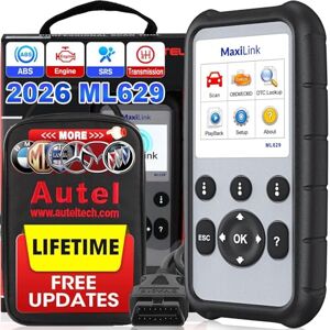 Autel MaxiLink ML629 Scanner Automobile OBD2, 2026 Dernier Modèle Mis à Jour AL619 ML619 Lecteur Code Voiture Vérification du Moteur Outil Diagnostic Transmission ABS SRS avec VIN Automatique - Publicité Autel MaxiLink ML629 Scanner Automobile OBD2, 2026 Dernier Modèle Mis à Jour AL619 ML619 Lecteur Code Voiture Vérification du Moteur Outil Diagnostic Transmission ABS SRS avec VIN Automatique - Publicité
