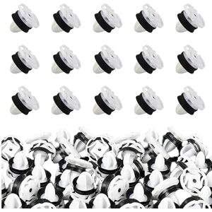 JIMGIED 50 Pièces Clips de Porte Voiture Fixation Retenue Vehicle Clips Blanc Clip de Fixation Rivets en Plastique avec Bague D'étanchéité 7703077476 kompatibel mit Peugeot 308 Citroen DS4 Re-Nault Me-Gane 3 - Publicité JIMGIED 50 Pièces Clips de Porte Voiture Fixation Retenue Vehicle Clips Blanc Clip de Fixation Rivets en Plastique avec Bague D'étanchéité 7703077476 kompatibel mit Peugeot 308 Citroen DS4 Re-Nault Me-Gane 3 - Publicité