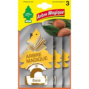 ARBRE MAGIQUE - Tris Cocco - Arbre-Coco - 3 unités - Parfum voiture - Publicité ARBRE MAGIQUE - Tris Cocco - Arbre-Coco - 3 unités - Parfum voiture - Publicité