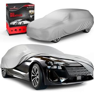 WALSER Auto All Weather Basic - Taille XL - Argent - Car cover - Publicité WALSER Auto All Weather Basic - Taille XL - Argent - Car cover - Publicité