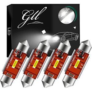 GLL 41MM C5W LED Canbus CSP 1860-1SMD 650 Lumens Pour Feux de Voiture à LED Ampoules de Plaque D'immatriculation Lumière de Stationnement Extérieur Pour Coffre Lumière Pour Dôme de Lumière - Publicité GLL 41MM C5W LED Canbus CSP 1860-1SMD 650 Lumens Pour Feux de Voiture à LED Ampoules de Plaque D'immatriculation Lumière de Stationnement Extérieur Pour Coffre Lumière Pour Dôme de Lumière - Publicité