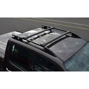 ALVM Parts & Accessories Ensemble de barres transversales noires pour barres latérales de toit pour Amarok (2010-2021) - Publicité ALVM Parts & Accessories Ensemble de barres transversales noires pour barres latérales de toit pour Amarok (2010-2021) - Publicité