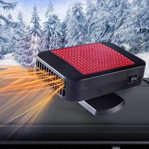 KQLHLHDYZ Chauffage de voiture, 12 V 200 W Chauffage de voiture portable, Dégivreur 2-en-1 Chauffage et Refroidissement avec prise allume-cigare, Dégivreur de pare-brise Dégivreur de vitre pour SUV - Publicité KQLHLHDYZ Chauffage de voiture, 12 V 200 W Chauffage de voiture portable, Dégivreur 2-en-1 Chauffage et Refroidissement avec prise allume-cigare, Dégivreur de pare-brise Dégivreur de vitre pour SUV - Publicité