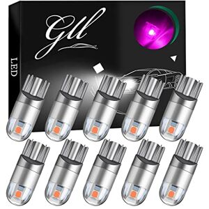 GLL Grandview 10pcs Rose T10 501 W5W 194 168 2825 Ampoule LED 2-3030-SMD Pour éclairage IntéRieur De La Voiture Pour Tableau De Bord Vue LatéRale Ampoule De Plaque D'Immatriculation (DC 12V) - Publicité GLL Grandview 10pcs Rose T10 501 W5W 194 168 2825 Ampoule LED 2-3030-SMD Pour éclairage IntéRieur De La Voiture Pour Tableau De Bord Vue LatéRale Ampoule De Plaque D'Immatriculation (DC 12V) - Publicité