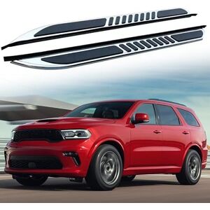 ManiGoon Lot de 2 marchepieds latéraux pour Dodge Durango 2018-2024 avec barres latérales Nerf Bars latérales (avec supports) - Publicité ManiGoon Lot de 2 marchepieds latéraux pour Dodge Durango 2018-2024 avec barres latérales Nerf Bars latérales (avec supports) - Publicité