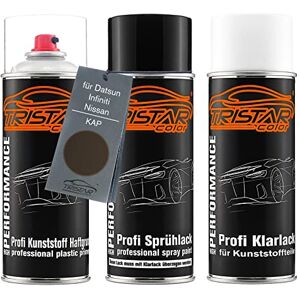 TRISTARcolor Peinture voiture Kit bombes de peinture pour pare-chocs en plastique pour Datsun/Infiniti/Nissan KAP Blueish Grey Metallic/Nouveaute Gris Mineral Metallic - Publicité TRISTARcolor Peinture voiture Kit bombes de peinture pour pare-chocs en plastique pour Datsun/Infiniti/Nissan KAP Blueish Grey Metallic/Nouveaute Gris Mineral Metallic - Publicité