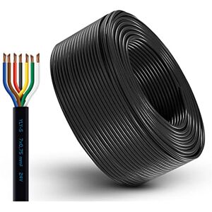 AUTOLIGHT 24 Câble de véhicule à 7 fils avec section de câble 7 x 0,75 mm² Câble de remorque pour voiture, bateau 7 broches Câble de remorque multifil (50 mètres) - Publicité AUTOLIGHT 24 Câble de véhicule à 7 fils avec section de câble 7 x 0,75 mm² Câble de remorque pour voiture, bateau 7 broches Câble de remorque multifil (50 mètres) - Publicité