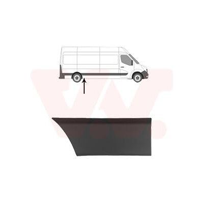 Protecteur de paroi latérale droite Van Wezel - Bande de protection pour Renault Nissan Opel - Publicité Protecteur de paroi latérale droite Van Wezel - Bande de protection pour Renault Nissan Opel - Publicité