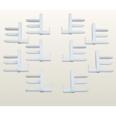 ULEIVA 5 paires (10 pièces) de pièces d'extrémité pour store à rouleau blanc, pièce de rechange compatible avec Dometic Seitz Rollo 2000 pour camping-car, caravane, bateau (blanc) - Publicité ULEIVA 5 paires (10 pièces) de pièces d'extrémité pour store à rouleau blanc, pièce de rechange compatible avec Dometic Seitz Rollo 2000 pour camping-car, caravane, bateau (blanc) - Publicité