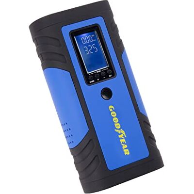 Goodyear GOD0019 Compresseur numérique Portable 150 PSI 8 Amp 2600mAh 7.4V USB Type C Charging, Bleu - Publicité Goodyear GOD0019 Compresseur numérique Portable 150 PSI 8 Amp 2600mAh 7.4V USB Type C Charging, Bleu - Publicité