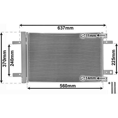 Van Wezel Modèle 0090160027 Raccord latéral avec sèche-linge - Condenseur de climatisation - Publicité Van Wezel Modèle 0090160027 Raccord latéral avec sèche-linge - Condenseur de climatisation - Publicité