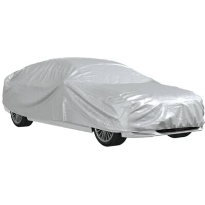 vidaXL Housse de voiture pour berline avec courroies à boucle Entièrement étanche Argent XL - Housse auto - Publicité vidaXL Housse de voiture pour berline avec courroies à boucle Entièrement étanche Argent XL - Housse auto - Publicité