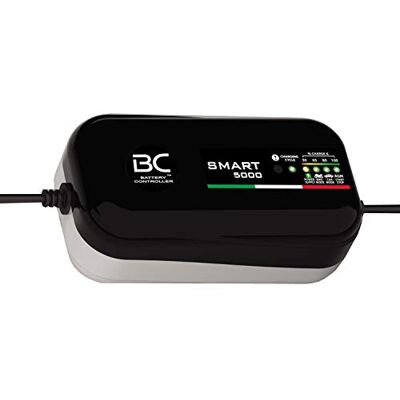 Contrôleur de Batterie BC Smart 5000 - Chargeur - 12 V, 1 A/5 A, Compensation automatique de température - Publicité Contrôleur de Batterie BC Smart 5000 - Chargeur - 12 V, 1 A/5 A, Compensation automatique de température - Publicité