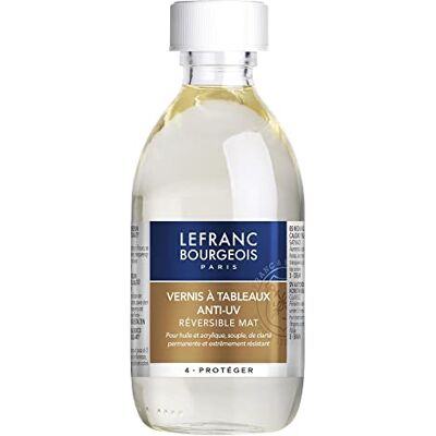 Vernis mat anti-UV Lefranc Bourgeois - 250ml - Publicité Vernis mat anti-UV Lefranc Bourgeois - 250ml - Publicité