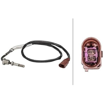 Capteur de Température des Gaz d'Échappement Hella - Capteur pour VW, Audi, Seat, Skoda - Publicité Capteur de Température des Gaz d'Échappement Hella - Capteur pour VW, Audi, Seat, Skoda - Publicité