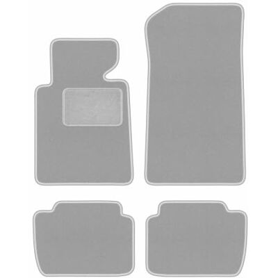 BMW - 3 E46 - Gris - Polypropylène - Tapis voiture - Publicité BMW - 3 E46 - Gris - Polypropylène - Tapis voiture - Publicité