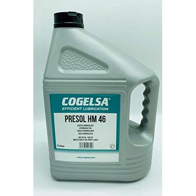 cogelsa Huile hydraulique SAE20 PRESOL HM46 5 l. Publicité cogelsa Huile hydraulique SAE20 PRESOL HM46 5 l. Publicité