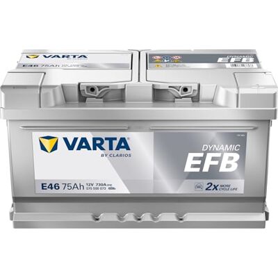 Varta Blue Dynamic Efb E46 Batterie Voitures, 12 V 75Ah 730 Amps (En) - Publicité Varta Blue Dynamic Efb E46 Batterie Voitures, 12 V 75Ah 730 Amps (En) - Publicité
