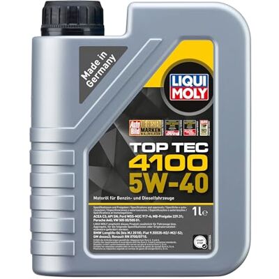 Liqui Moly - Huile moteur synthétique Top Tec 4100 5W-40 - 1L - Publicité Liqui Moly - Huile moteur synthétique Top Tec 4100 5W-40 - 1L - Publicité