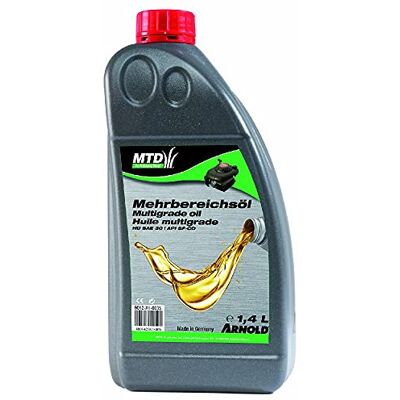 ARNOLD 6012-X1-0035 Huile Multigrade SAE 10W-30, Noir, 1,4 L - Publicité ARNOLD 6012-X1-0035 Huile Multigrade SAE 10W-30, Noir, 1,4 L - Publicité