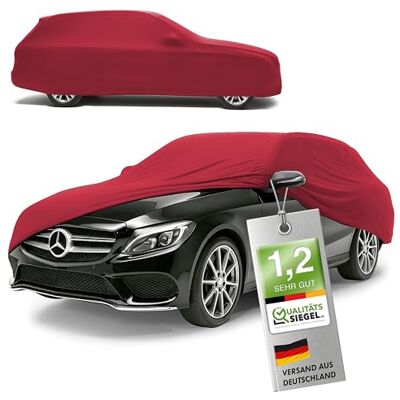 WALSER - Indoor Stretch Plus - Rouge - L - Housse auto - Publicité WALSER - Indoor Stretch Plus - Rouge - L - Housse auto - Publicité