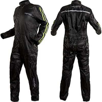 A-PRO - Tuta Impermeabile Moto - Noir - L - Combinaison pluie moto - Publicité A-PRO - Tuta Impermeabile Moto - Noir - L - Combinaison pluie moto - Publicité