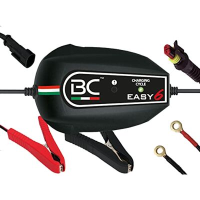BCEasy 6 - Chargeur de Batteries - Automatique, Sûr, Prolonge Vie de la Batterie - Publicité BCEasy 6 - Chargeur de Batteries - Automatique, Sûr, Prolonge Vie de la Batterie - Publicité