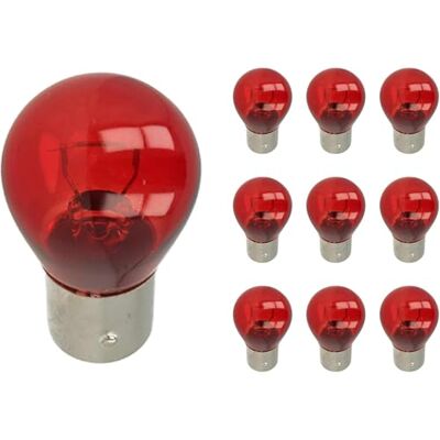 MITEPEK - PR21/5W - 12V - Red - Bulb - Publicité MITEPEK - PR21/5W - 12V - Red - Bulb - Publicité