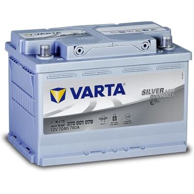 Varta A7 Silver Dynamic AGM - 70 Ah, 760 A - Batterie voiture - Publicité Varta A7 Silver Dynamic AGM - 70 Ah, 760 A - Batterie voiture - Publicité