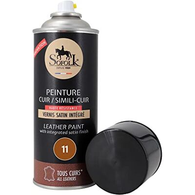 Sofolk - Leather Paint 400ml - Finition Satinée - Spray de Peinture - Publicité Sofolk - Leather Paint 400ml - Finition Satinée - Spray de Peinture - Publicité