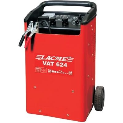 Lacmé Chargeur démarreur sur roues pour 12/24V 600A VAT 624 - Publicité Lacmé Chargeur démarreur sur roues pour 12/24V 600A VAT 624 - Publicité