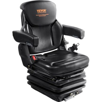 VEVOR Siège de Chariot Élévateur Universel Siège de Tracteur Rabattable Dossier à Angle Réglable Micro-interrupteur Ceinture de Sécurité Accoudoirs 3 Niveaux Absorption Chocs pour Chargeur Excavateur - Publicité VEVOR Siège de Chariot Élévateur Universel Siège de Tracteur Rabattable Dossier à Angle Réglable Micro-interrupteur Ceinture de Sécurité Accoudoirs 3 Niveaux Absorption Chocs pour Chargeur Excavateur - Publicité