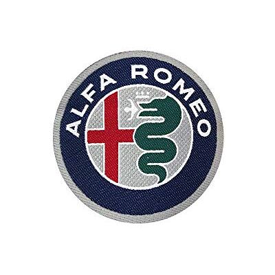 ALFA ROMEO - Toppa Patch Adesiva Logo - Diameter 50 mm - Emblem patch - Publicité ALFA ROMEO - Toppa Patch Adesiva Logo - Diameter 50 mm - Emblem patch - Publicité