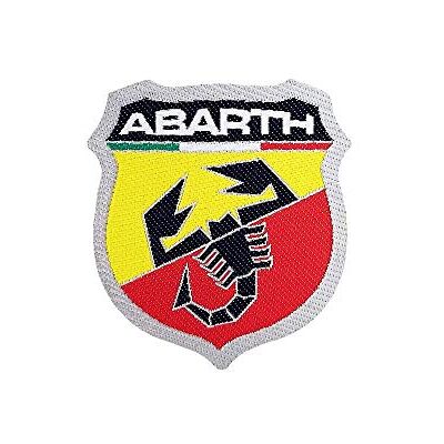 Abarth Sticker Patch Patch Scudetto, 48 x 51 mm - Publicité Abarth Sticker Patch Patch Scudetto, 48 x 51 mm - Publicité