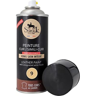 Sofolk 9-beige - 400ml - Spray peinture cuir - Publicité Sofolk 9-beige - 400ml - Spray peinture cuir - Publicité