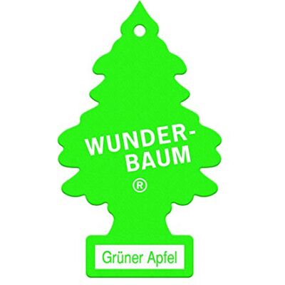 WUNDER-BAUM D�sodorisant Arbre Magique Pomme Verte - Publicité WUNDER-BAUM D�sodorisant Arbre Magique Pomme Verte - Publicité
