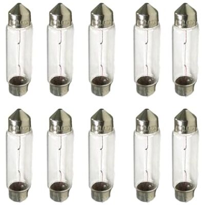 CARALL - Siluro T11 C10W 12V 10W 41mm - T11 - Ampoule automobile - Publicité CARALL - Siluro T11 C10W 12V 10W 41mm - T11 - Ampoule automobile - Publicité