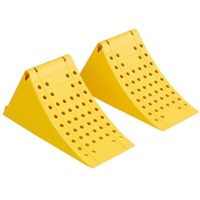 Wiltec Cales de roue pour camions - Supporte jusqu'à 6,5t - Publicité Wiltec Cales de roue pour camions - Supporte jusqu'à 6,5t - Publicité