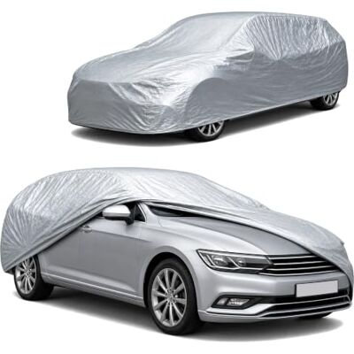WALSER Auto All Weather Basic - Taille XL - Argent - Car cover - Publicité WALSER Auto All Weather Basic - Taille XL - Argent - Car cover - Publicité