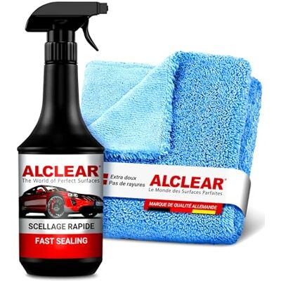 ALCLEAR Nettoyant pour vitres de voiture - Brillance profonde, séchage rapide, biodégradable - Publicité ALCLEAR Nettoyant pour vitres de voiture - Brillance profonde, séchage rapide, biodégradable - Publicité