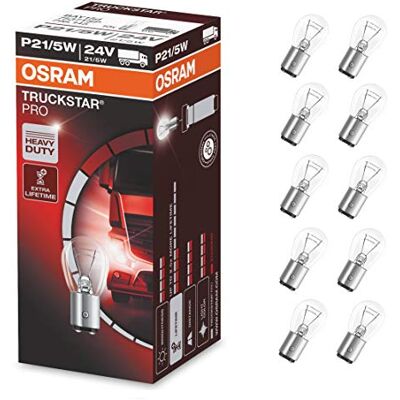 Osram - Truckstar Pro - 24V 21/5W - Bay15d - Automotive bulb - Publicité Osram - Truckstar Pro - 24V 21/5W - Bay15d - Automotive bulb - Publicité