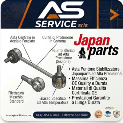 Japanparts Si-516R Stabilisateur - Pièce de véhicule - Publicité Japanparts Si-516R Stabilisateur - Pièce de véhicule - Publicité