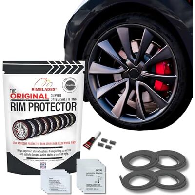 Rimblades - Original Alloy - Graphite - Wheel Rim Protectors - Publicité Rimblades - Original Alloy - Graphite - Wheel Rim Protectors - Publicité