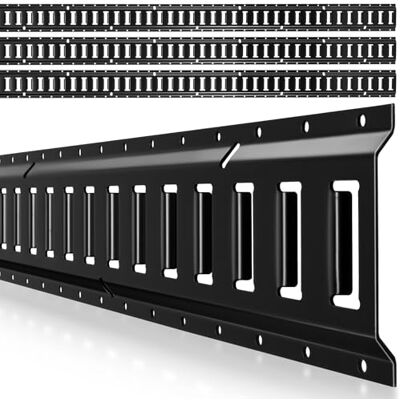 VEVOR Kit Rails Arrimage E-Track, Lot de 4 Rails E Track 2,3 m, Capacité de Charge 909 kg, Système d'Arrimage pour Fourgons, Remorques, Garages, Fixation des Outils d'Atelier, Sangles Non Incluses - Publicité VEVOR Kit Rails Arrimage E-Track, Lot de 4 Rails E Track 2,3 m, Capacité de Charge 909 kg, Système d'Arrimage pour Fourgons, Remorques, Garages, Fixation des Outils d'Atelier, Sangles Non Incluses - Publicité